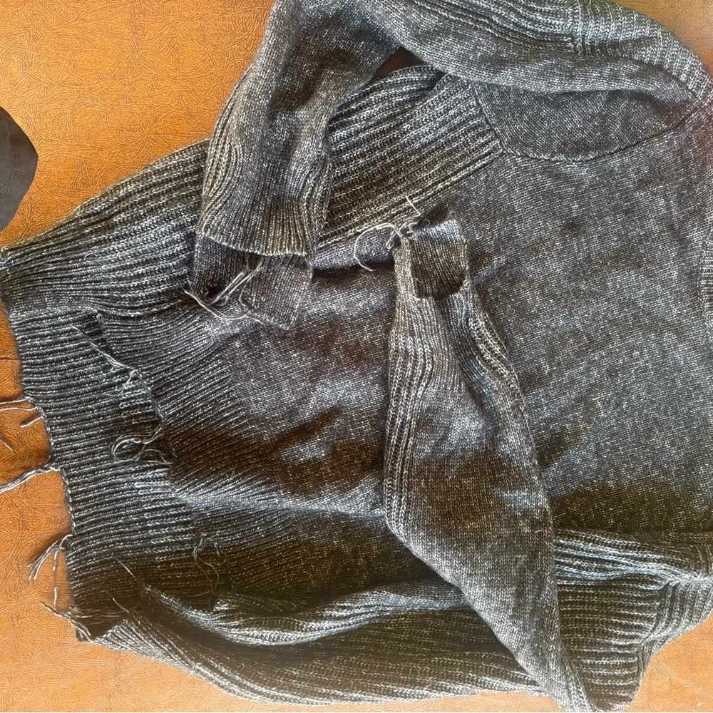 Splendid Women's Charcoal Sweater